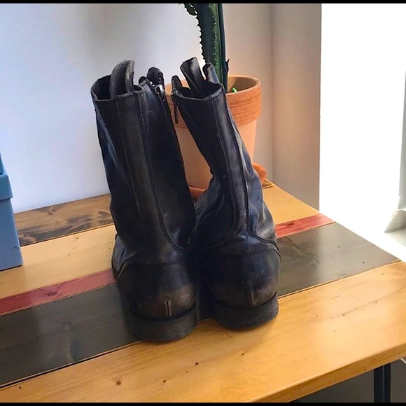 Allsaints Leather Boots RARE - Size 44 (10.5-11) main image 8